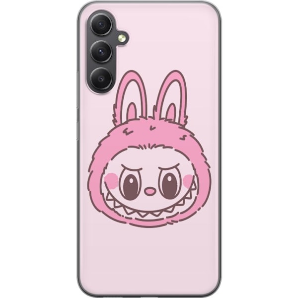 Samsung Galaxy A24 4G Läpinäkyvä kuori Labubu Eläinradan B