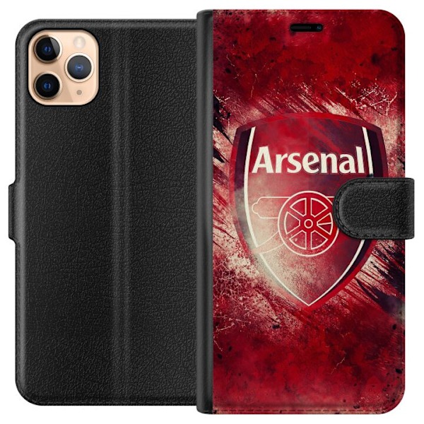 Apple iPhone 11 Pro Max Lompakkokotelo Arsenal Jalkapallo