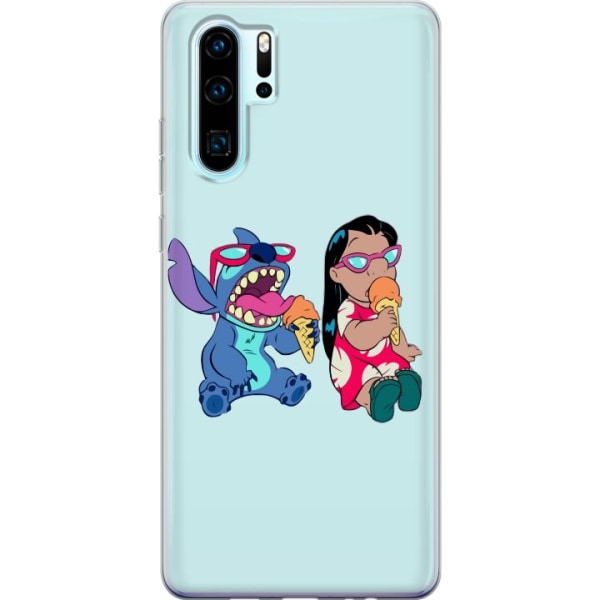 Huawei P30 Pro Gennemsigtig cover Lilo & Stitch