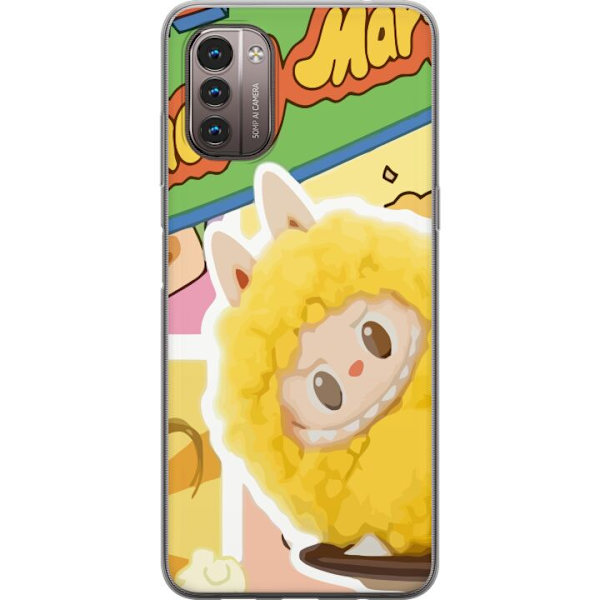 Nokia G21 Läpinäkyvä kuori Labubu Wacky Mart Pop Mart -sarjan keräilyfiguuri Söpö Muotoilu Suosittu Teemalelu Sarja Luova Taidelelu