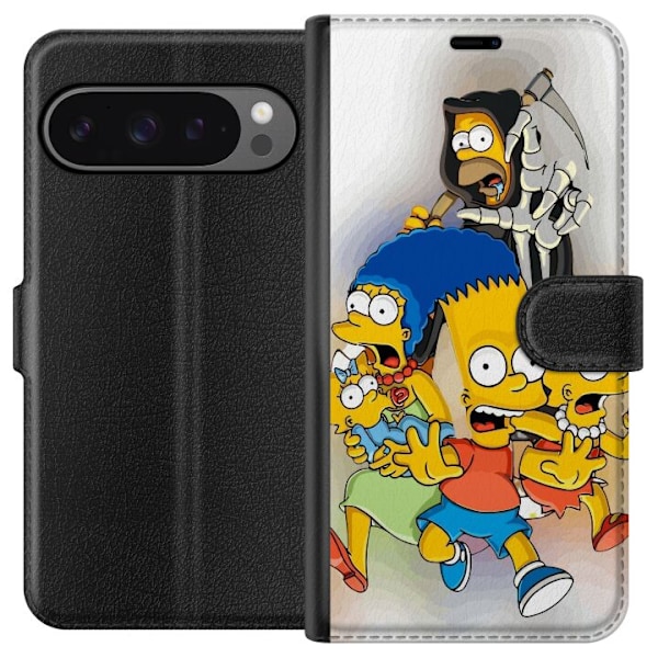 Google Pixel 9 Pro XL Lompakkokotelo Simpsonit