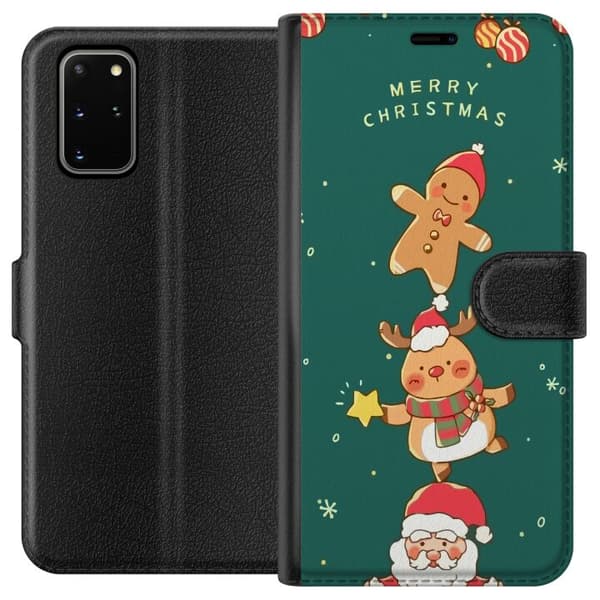 Yhteensopiva Lompakkokotelo Samsung Galaxy S20+ Hyvää Joulua