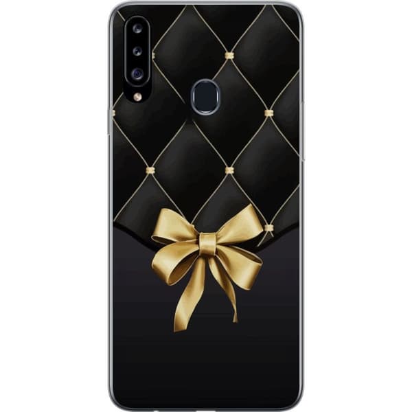 Kompatibelt Mobilskal till Samsung Galaxy A20s Lyxig Rosett