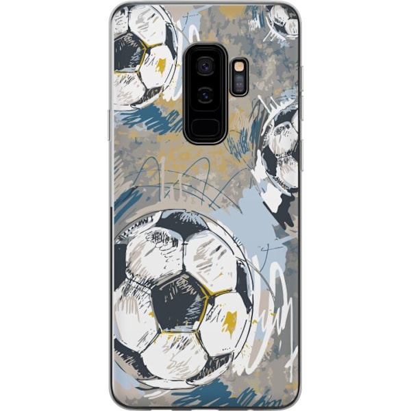 Samsung Galaxy S9+ Gjennomsiktig deksel Fotball