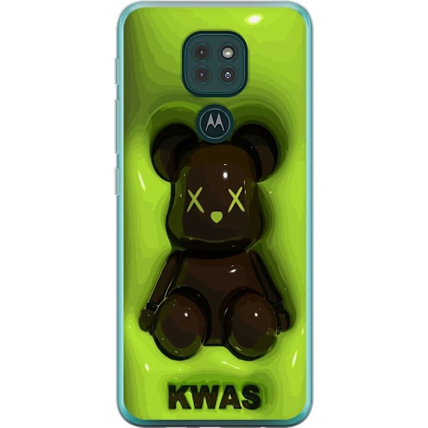 Motorola Moto G9 Play Läpinäkyvä kuori KAWS Vihreä