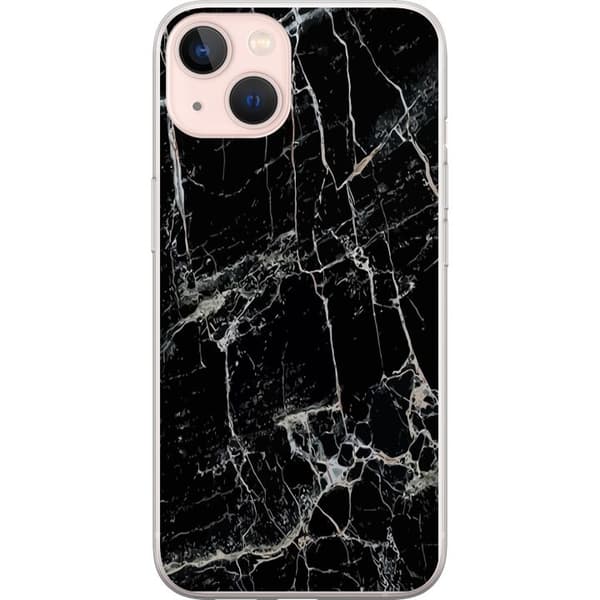 Kompatibel Mobilcover til Apple iPhone 13 Svart Marmor