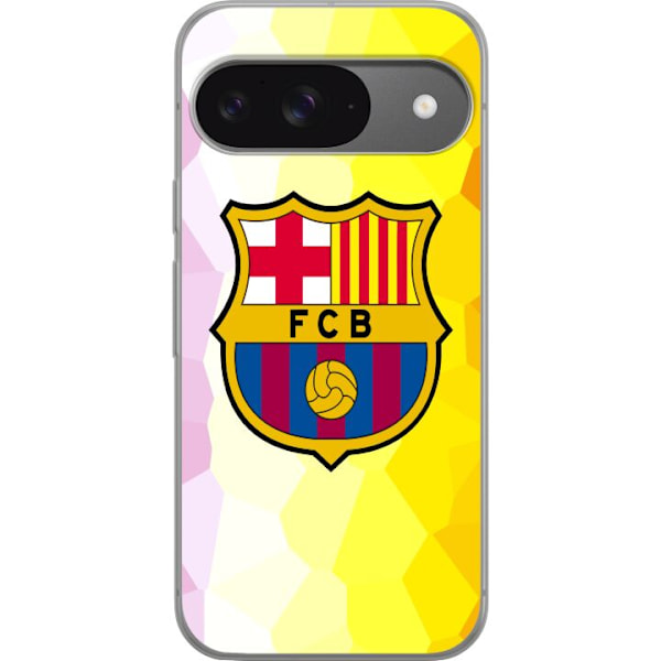 Google Pixel 9 Pro Gennemsigtig cover FC Barcelona