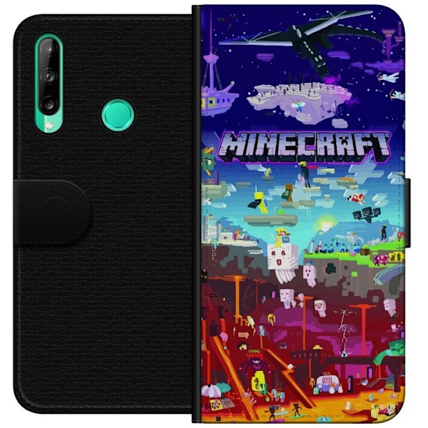 Huawei P40 lite E Tegnebogsetui Minecraft