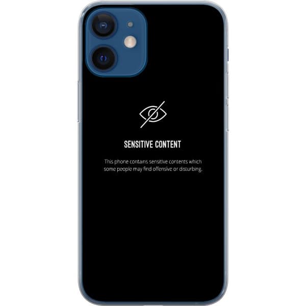 Kompatibelt Mobilskal till Apple iPhone 12 mini sensitive content