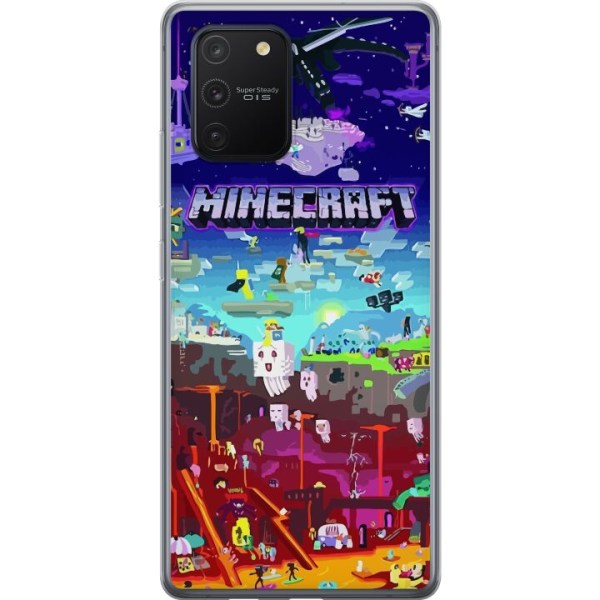 Samsung Galaxy S10 Lite Gennemsigtig cover MineCraft