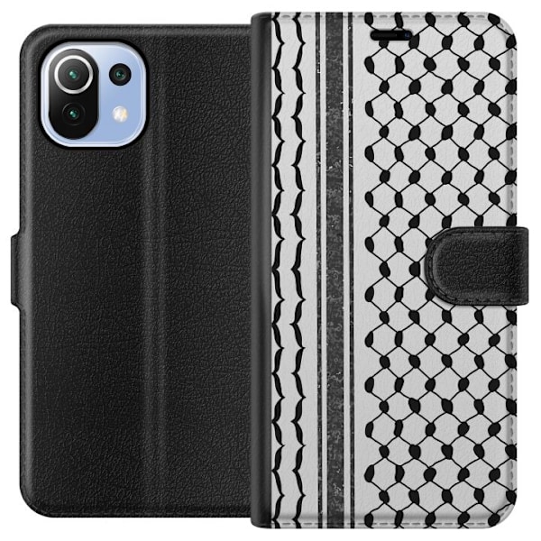 Xiaomi Mi 11 Lite Lompakkokotelo Palestiinalainen kuvio - peri