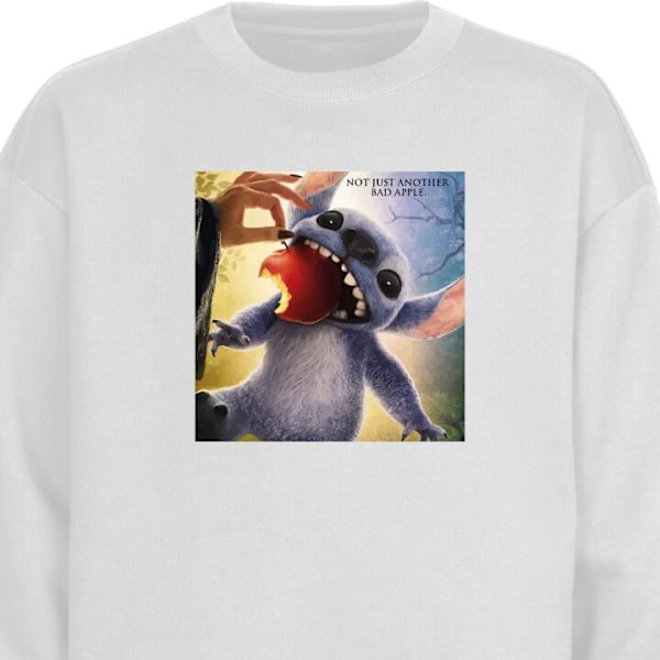 Sweatshirt til Voksne | Klassisk Collegebluse Stitch | Dåligt