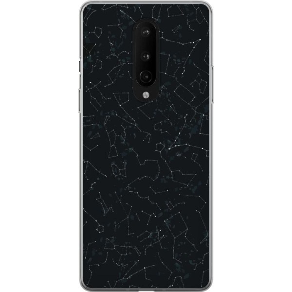 OnePlus 8 Läpinäkyvä kuori Tähtitaivas