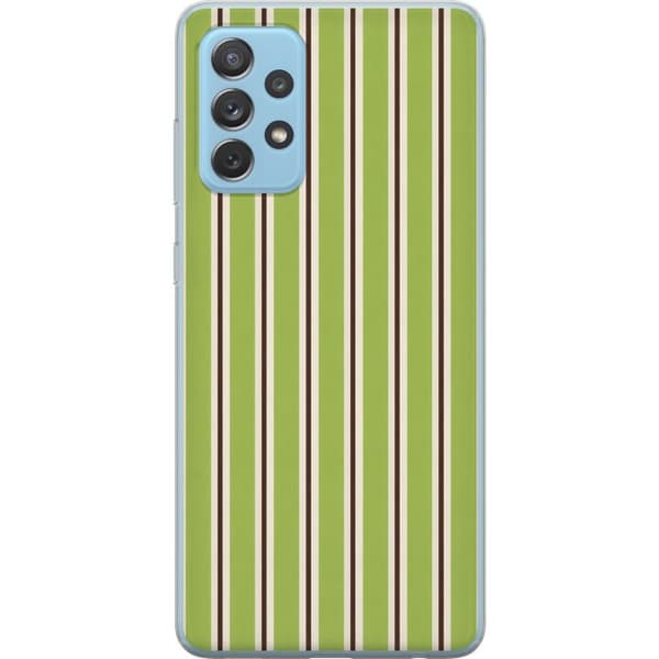 Kompatibelt Mobildeksel til Samsung Galaxy A52 5G Matcha Stripe grønn