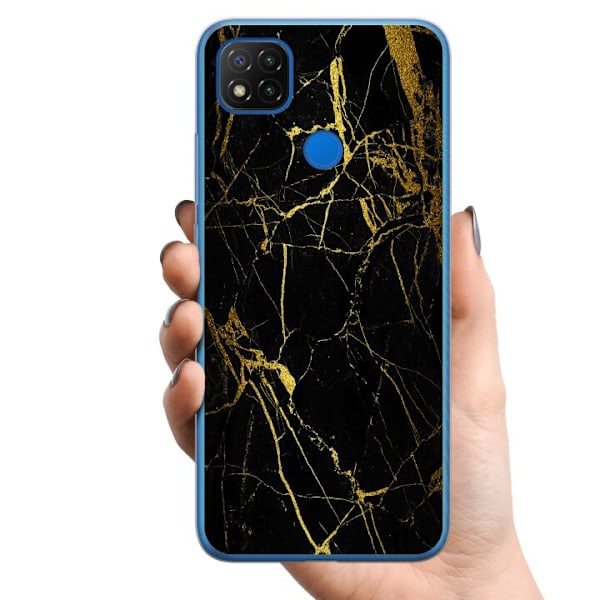 Xiaomi Redmi 9C TPU Mobildeksel Marmor