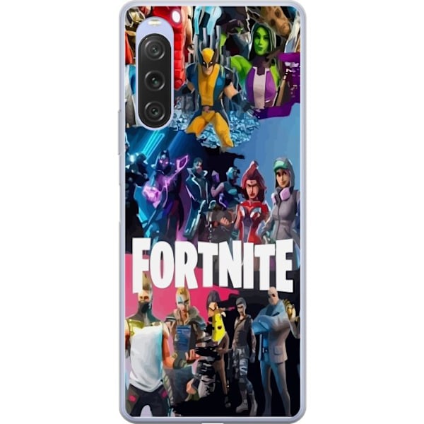 Sony Xperia 10 V Gjennomsiktig deksel Fortnite