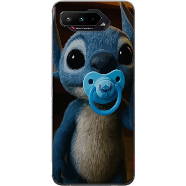 Asus ROG Phone 5 Läpinäkyvä kuori Stitch & Napp - vauvateema söpöllä hahmolla