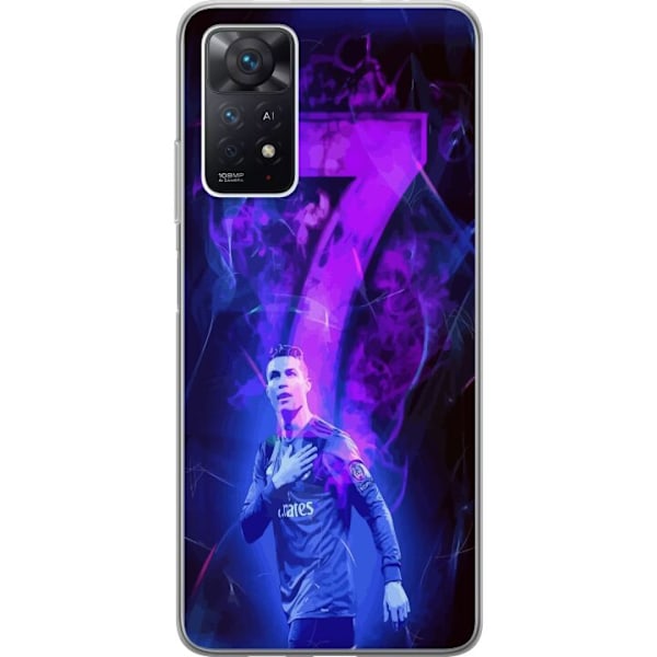 Xiaomi Redmi Note 11 Pro 5G Läpinäkyvä kuori Ronaldo 7 - Ja