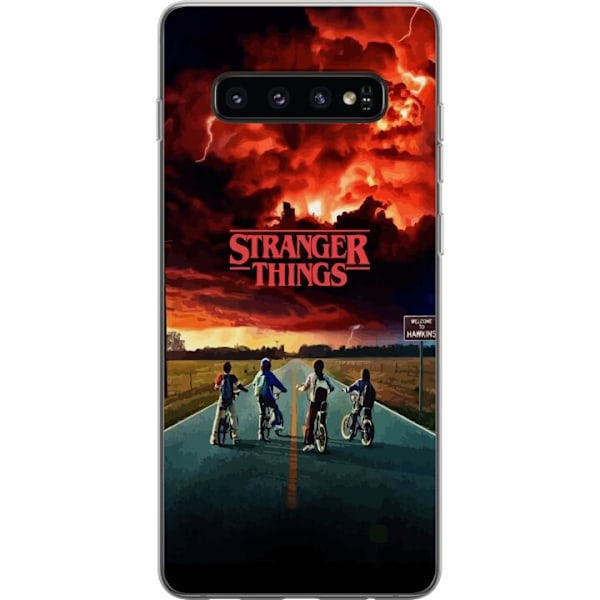 Samsung Galaxy S10 Genomskinligt Skal Stranger Things