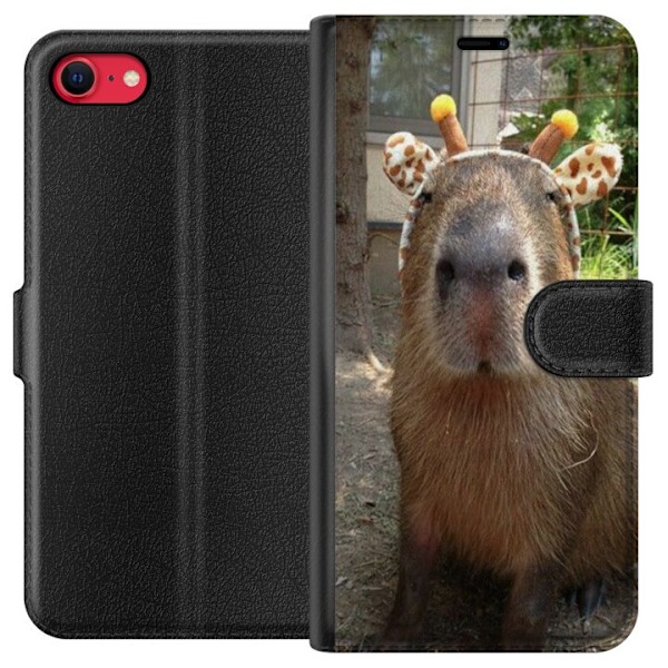 Apple iPhone 16e Lommeboketui Capybara