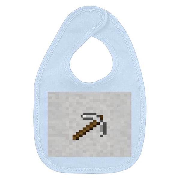 Bebis Haklapp Minecraft Tools Ljusblå one size