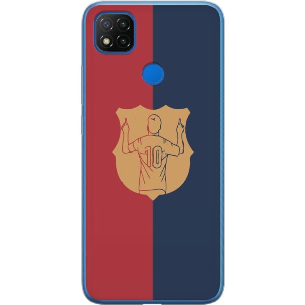 Xiaomi Redmi 9C Läpinäkyvä kuori FC Barcelona