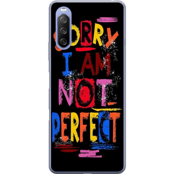 Sony Xperia 10 III Lite Gennemsigtig cover Sorry