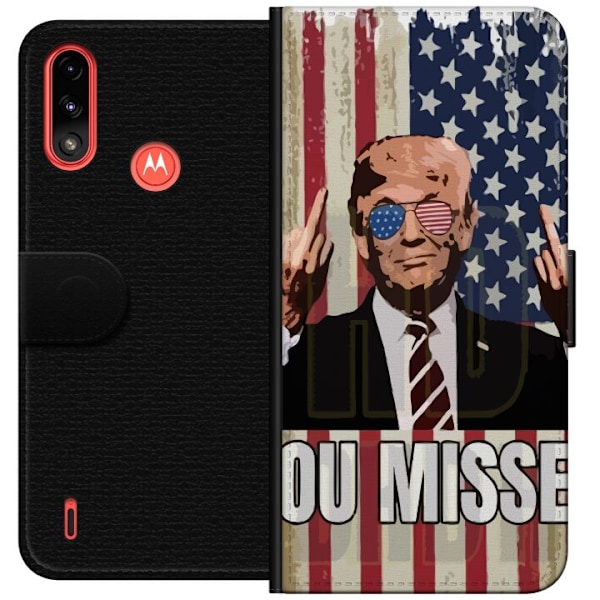 Motorola Moto E7 Power Plånboksfodral Trump