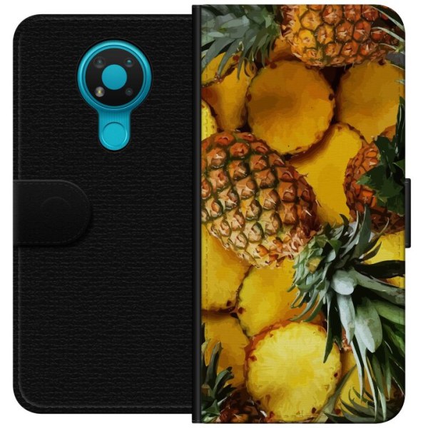 Nokia 3.4 Plånboksfodral Tropisk Frukt