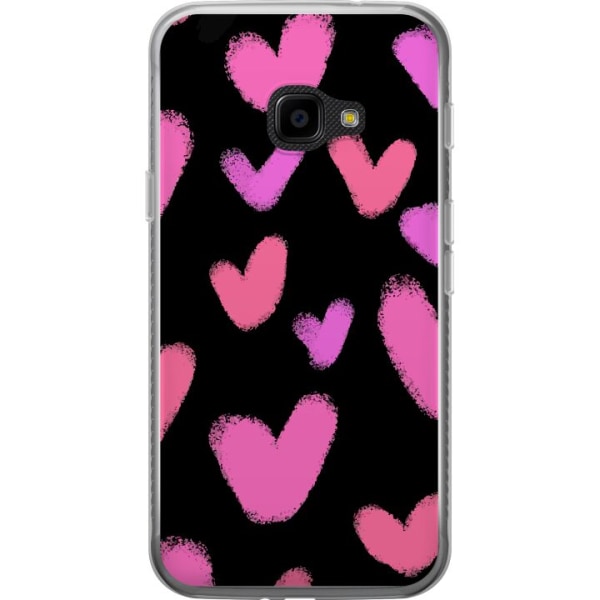 Samsung Galaxy Xcover 4 Gennemsigtig cover Store Hjerter