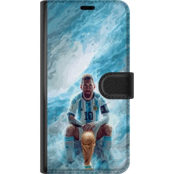 Kompatibelt Lommeboketui til Google Pixel 9 Lionel Messi Världsmästare blå