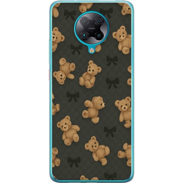 Xiaomi Poco F2 Pro Läpinäkyvä kuori Teddy Halauksia