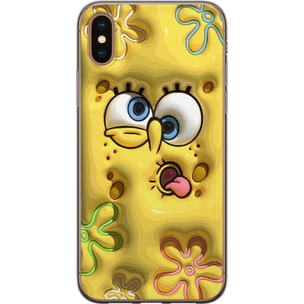 Kompatibelt Mobilskal till Apple iPhone XS SpongeBob