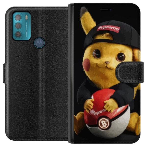 Motorola Moto G50 Plånboksfodral Pikachu Supreme