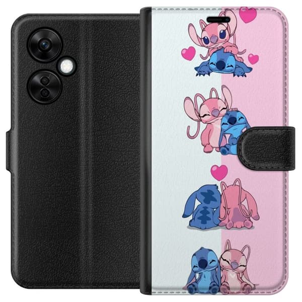 Kompatibelt Lommeboketui til OnePlus Nord CE 3 Lite Lilo & Stitch