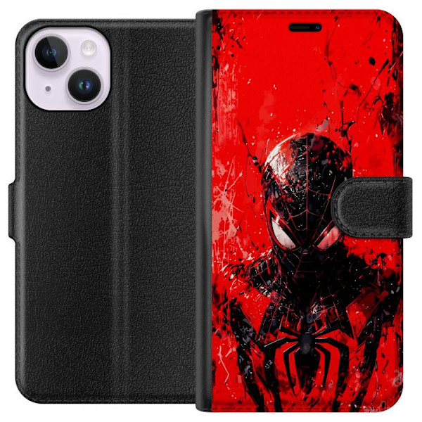 Apple iPhone 14 Lompakkokotelo Spider Man