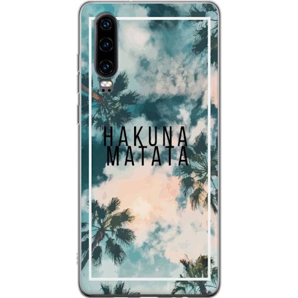 Huawei P30 Gjennomsiktig deksel Hakuna Matata