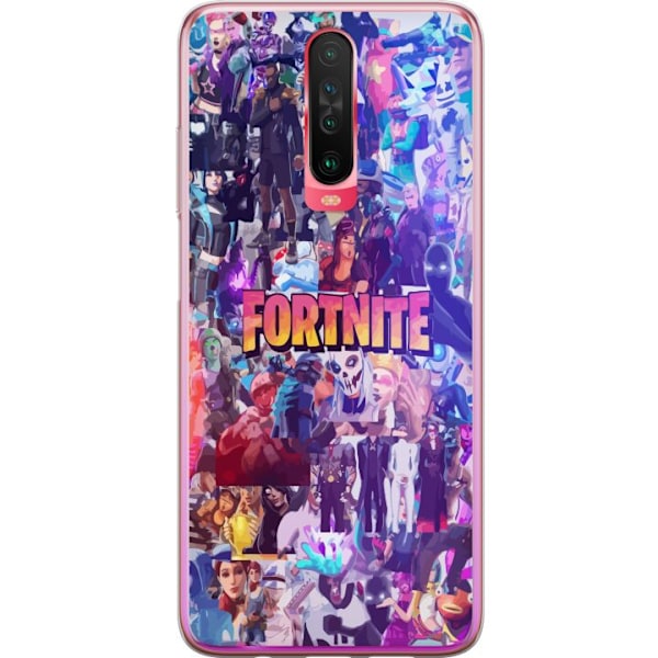 Xiaomi Redmi K30 Gennemsigtig cover Fortnite