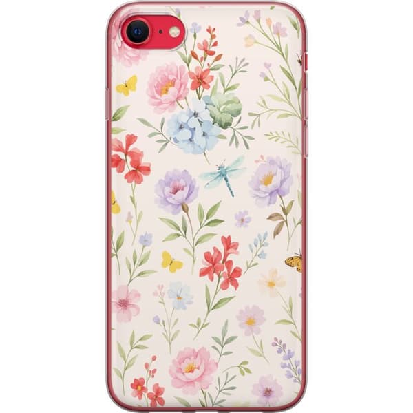 Kompatibelt Mobilskal till Apple iPhone SE (2022) Blommor