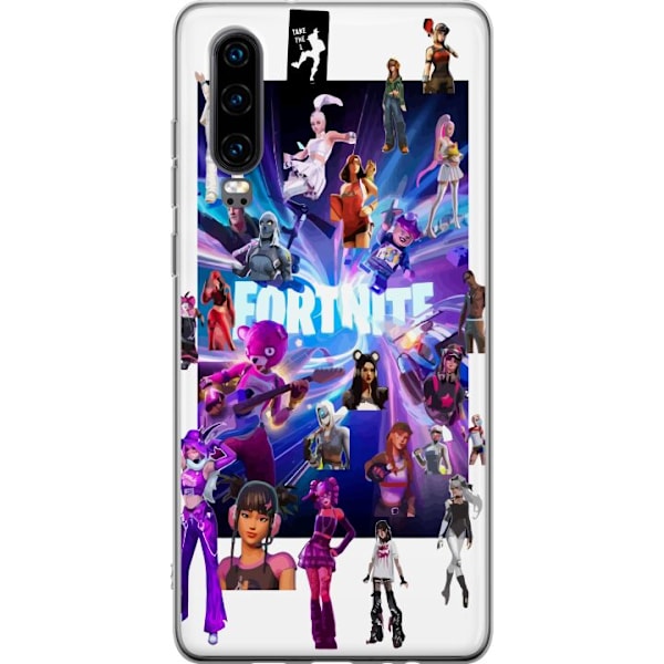 Huawei P30 Läpinäkyvä kuori Fortnite