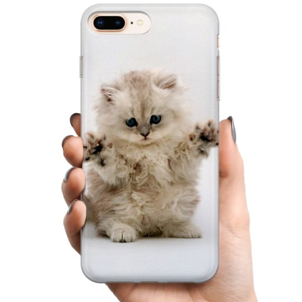 Apple iPhone 8 Plus TPU Mobildeksel Katt