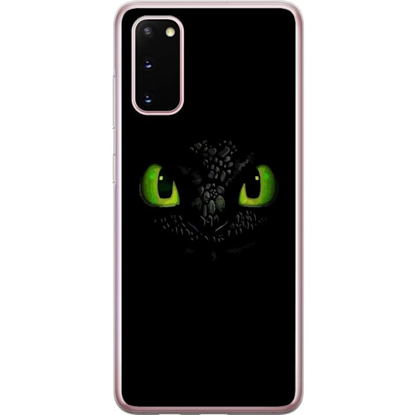 Samsung Galaxy S20 Genomskinligt Skal Draktränaren How to Train Your Dragon
