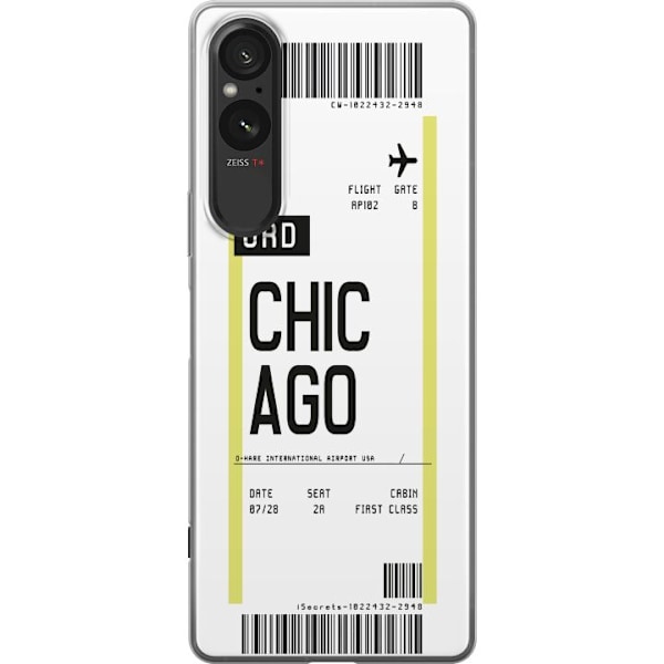 Sony Xperia 5 V Gjennomsiktig deksel Chicago