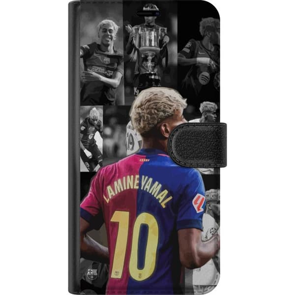 Kompatibel Tegnebogsetui til Apple iPhone 13 mini Yamal FC Barcelona fodboldstjerneskud 2025