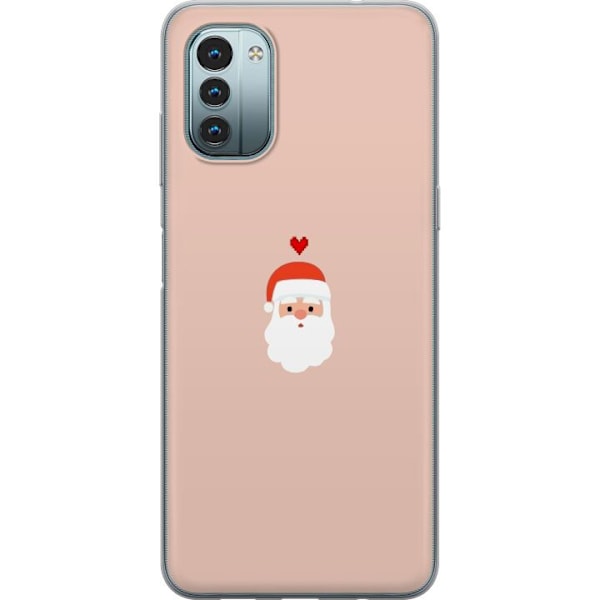 Nokia G11 Gennemsigtig cover Kærlighed Tomte