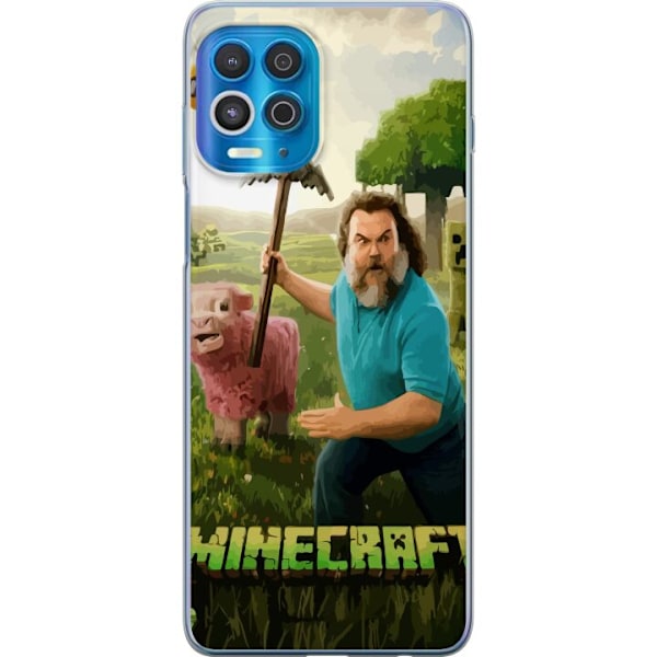 Motorola Edge S Läpinäkyvä kuori A Minecraft Movie