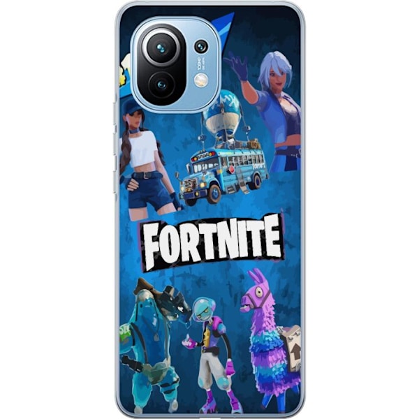 Xiaomi Mi 11 Gjennomsiktig deksel Fortnite