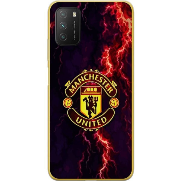 Xiaomi Poco M3  Gjennomsiktig deksel Manchester United