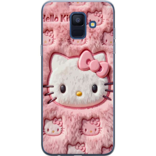 Kompatibelt Mobildeksel til Samsung Galaxy A6 (2018) Søt rosa