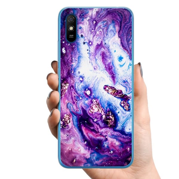 Xiaomi Redmi 9A TPU Mobilskal Galaxy Marble